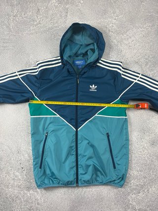 Chubasquero Adidas Originals Azul Turquesa Talla M