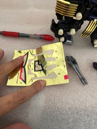 juguete robo zoids 2 claw tomy fabricado por gioch