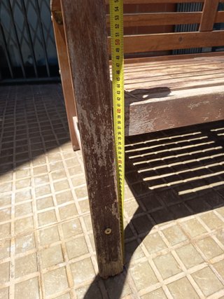 Banco de exterior NÄMMARÖ IKEA madera
