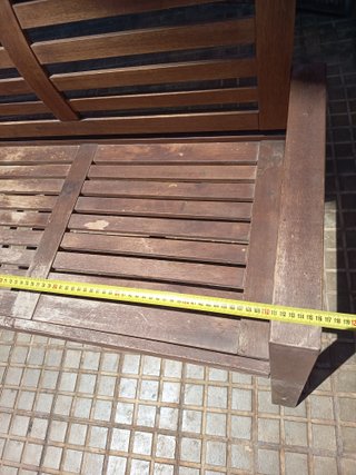 Banco de exterior NÄMMARÖ IKEA madera