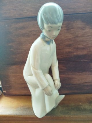 Pack 2 Figuras Porcelana Vintage (Rex y Tito)