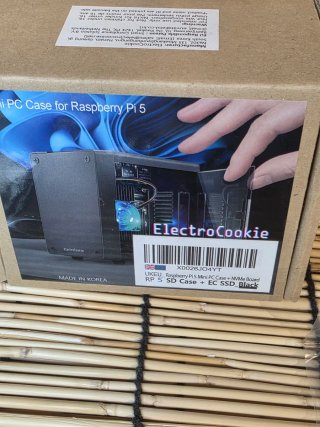 ElectroCookie Mini PC Case Raspberry Pi 5 Negro