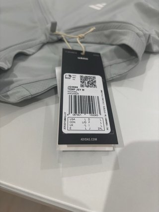 Chaqueta Adidas Gris con Logo