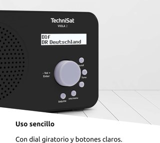 TechniSat radio digital portátil dab+ fm [2771]