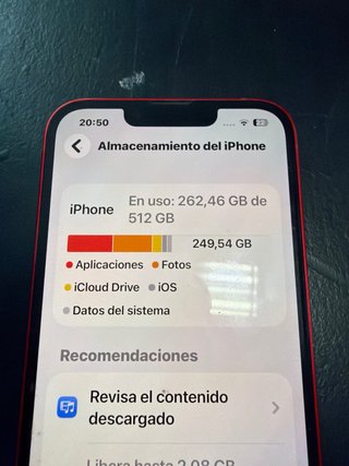 iPhone 13 Rojo - Batería Nueva