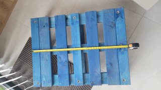 Palet de madera reforzado 80x60 cm