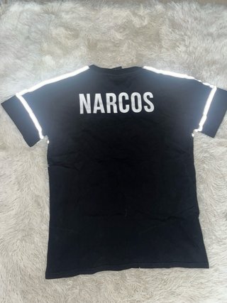 T-shirt Narcos Uomo Taglia L Nera
