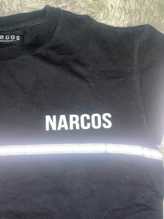 T-shirt Narcos Uomo Taglia L Nera