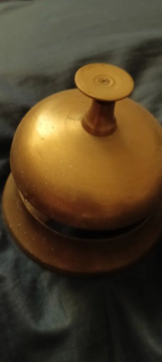 Timbre inglés latón vintage