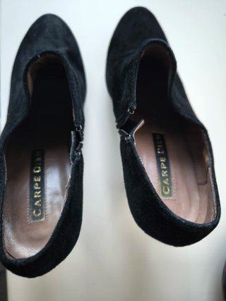 Botines negros tacón plataforma T38