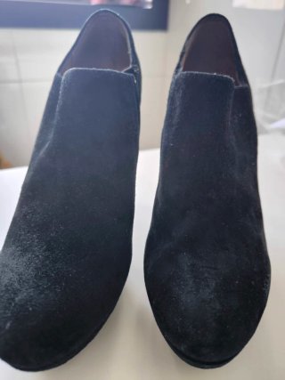 Botines negros tacón plataforma T38