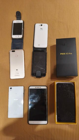 Móviles para piezas BQ, Samsung, Sony, Xiaomi,poco