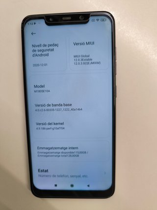 Xiaomi POCOPHONE F1 negro 128GB + 6GB