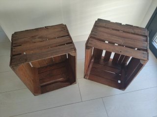 Cajas de madera antiguas para decoración rustica