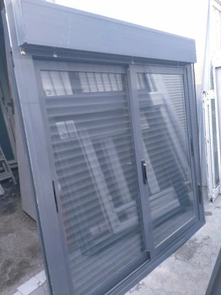 2 Ventanas 160x150Climalit con Persiana aluminio