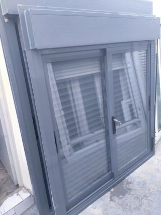 2 Ventanas 160x150Climalit con Persiana aluminio