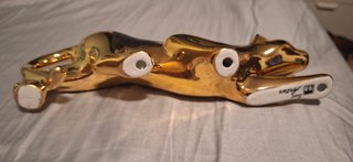 Pantera Cerámica Vintage Oro Estil Artur