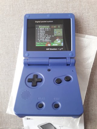 Consola GB Station Light II Azul Clónica Game Boy