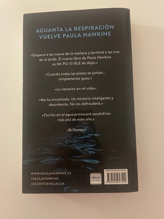Escrito en el agua