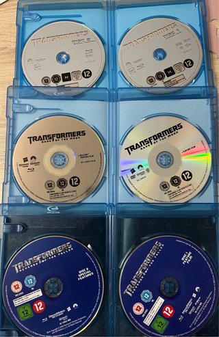 Pack 3 Películas Transformers Blu-ray + DVD