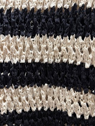 Vestido Massimo Dutti crochet rayas