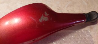 Espejo derecho Moto Kymco Betwin Rojo