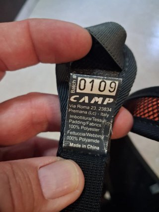 Arnés Camp Alpinismo Ligero 250g