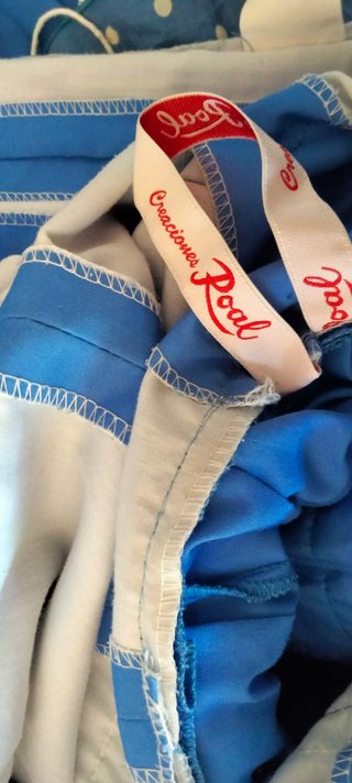 Traje Flamenca Niña Azul 8-10 años
