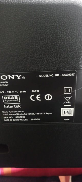 SONY 55X9005C APDP-330A1 2955020406 FUENTE