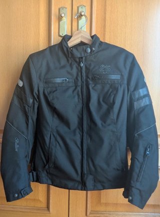Chaqueta de moto Bullson negra