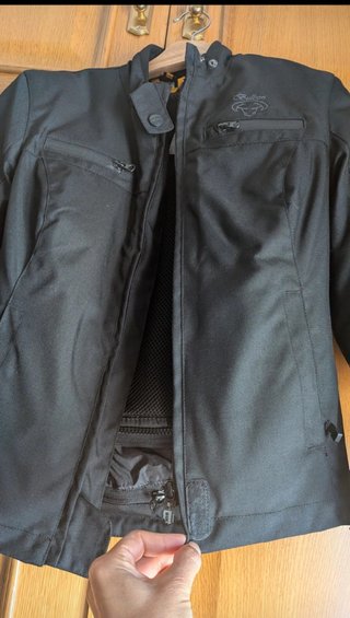 Chaqueta de moto Bullson negra