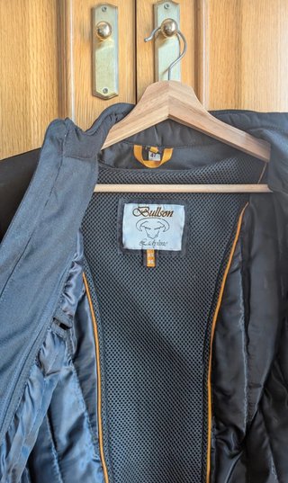 Chaqueta de moto Bullson negra