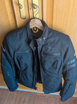 Chaqueta de moto Bullson negra