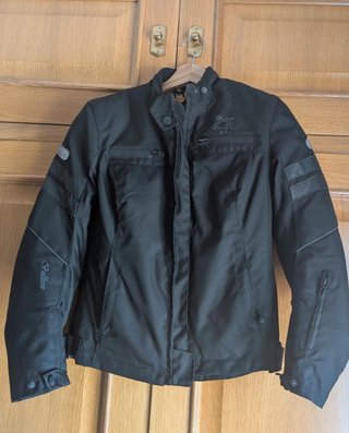 Chaqueta de moto Bullson negra