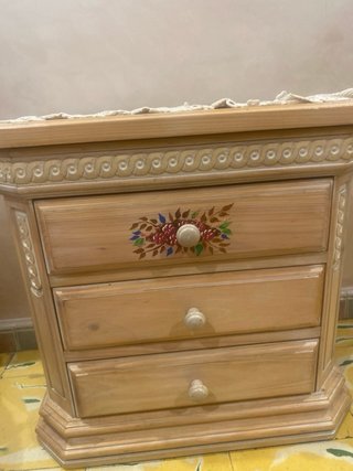 Cama individual de madera