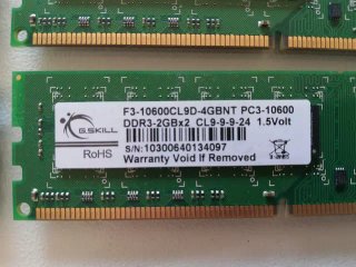 Pack 16GB RAM DDR3 G.Skill 1333MHz (4x4GB)