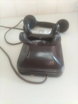Teléfono Telyco Marrón Antiguo