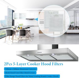 Filtro in alluminio a 5 strati per cappa da cucina