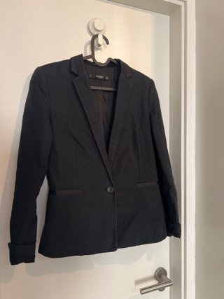 Chaqueta Negra Mango Talla S