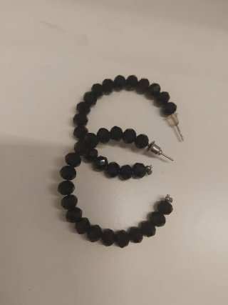 Pendientes Aro Negros