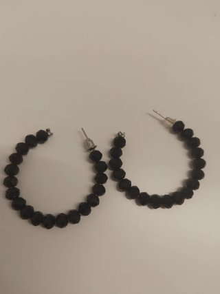 Pendientes Aro Negros