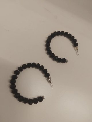 Pendientes Aro Negros