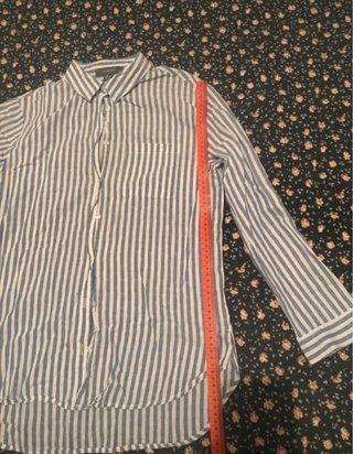 Camisa de rayas Primark azul y blanco