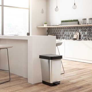 Tatay cubo basura cocina pedal compacto