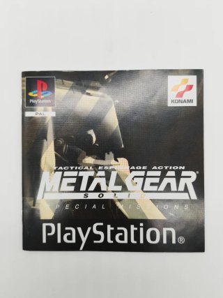 Metal Gear Solid Special Missions PS1 PAL Konami