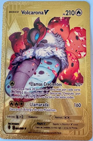 Carta Pokémon Volcarona V Básico