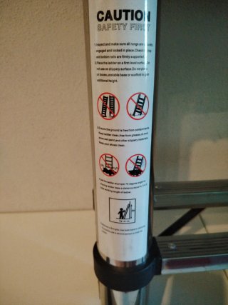 Miniandamio  TIJERA, VEVOR recogida 79x44  se desp