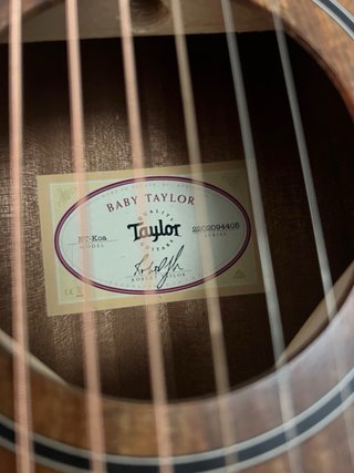 Guitarra Baby Teylor BT-KOA