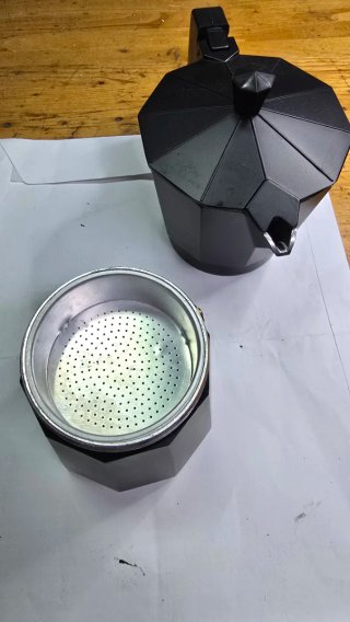 Cafetera Italiana Negra 4 Tazas