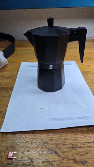 Cafetera Italiana Negra 4 Tazas